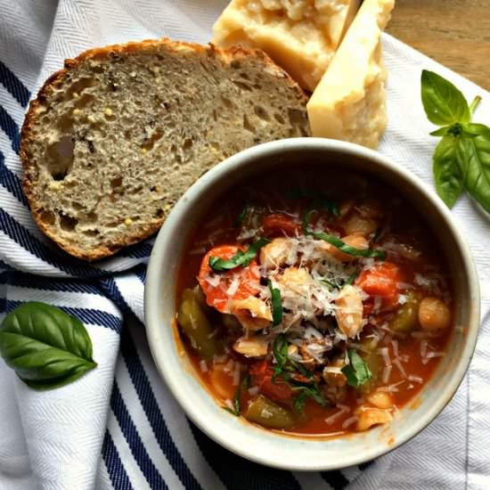 Minestrone Italian Sausage Soup