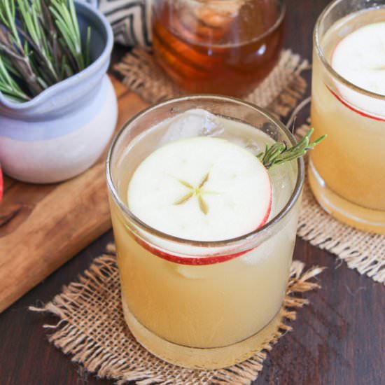 Apple Bees Knees Cocktail