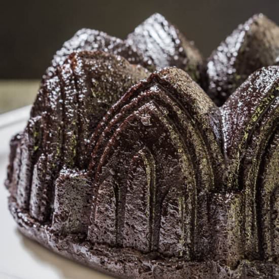 Raspberry Chocolate Pound Cake