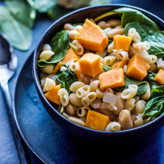 Sweet Potato Minestrone Soup