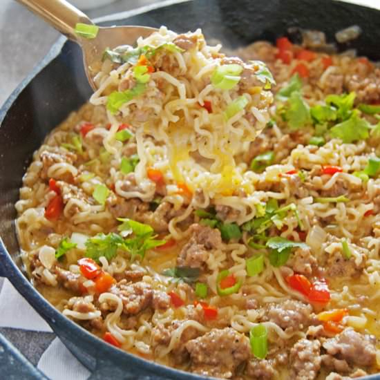 Mexican Cheesy Ramen
