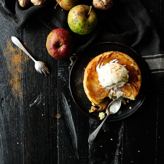 Upside-down Apple Cakes