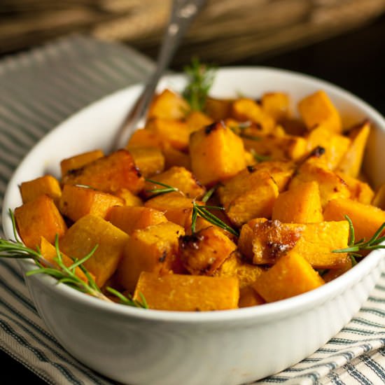 Maple Dijon Butternut Squash