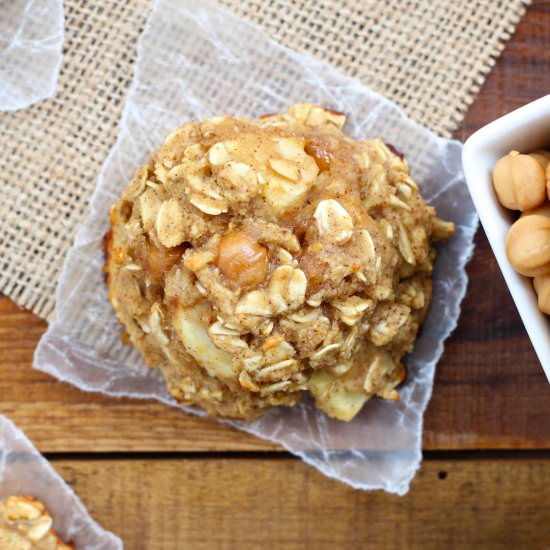 Caramel Apple Oatmeal Cookies