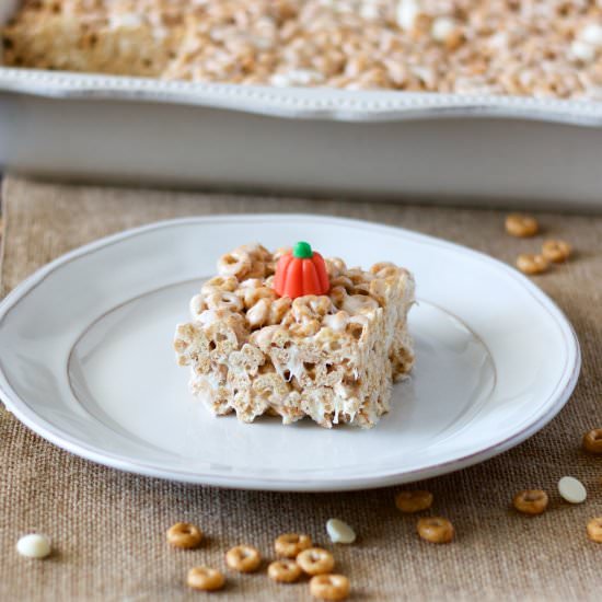 Pumpkin Spice Crispy Treats