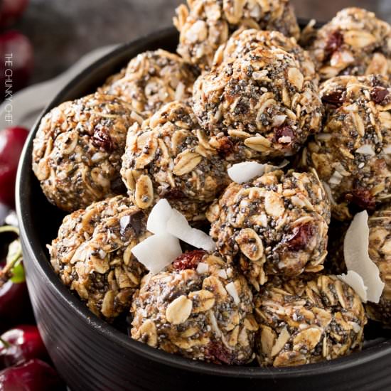 Cherry Chocolate Almond Energy Ball