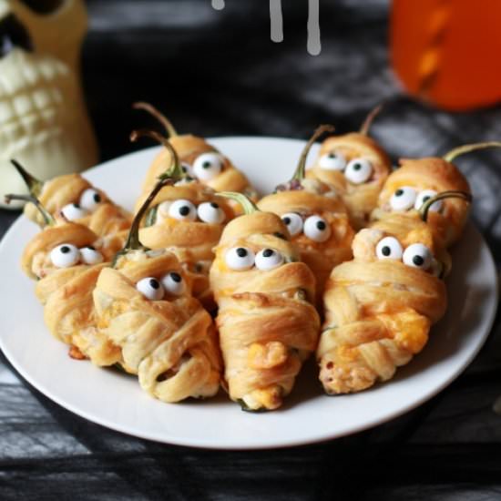 Mummy Jalapeno Poppers