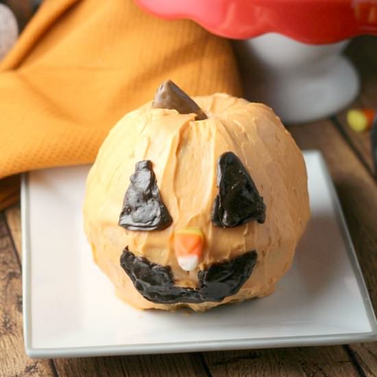 Mini Jack-O-Lantern Cakes