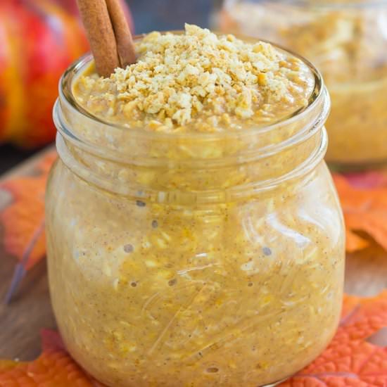 Pumpkin Pie Overnight Oats
