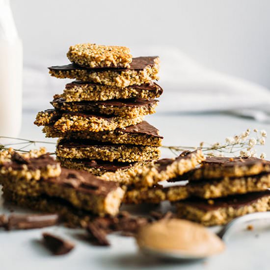 Peanut Butter Quinoa Brittle