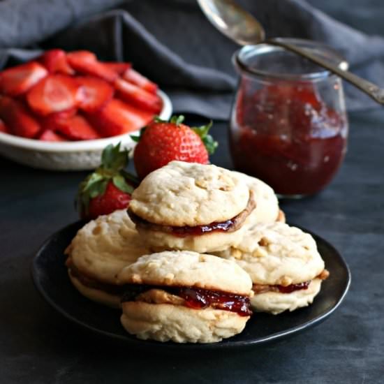 Peanut Butter and Jelly Cookies