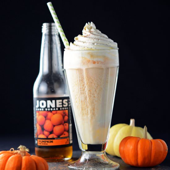 Pumpkin Pie Ice Cream Float