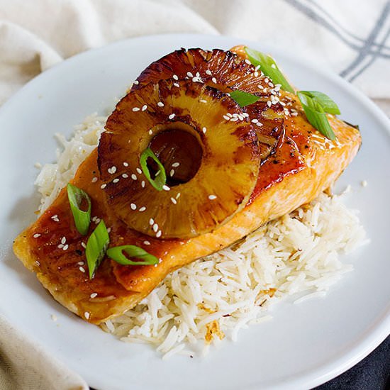 Teriyaki Pineapple Salmon