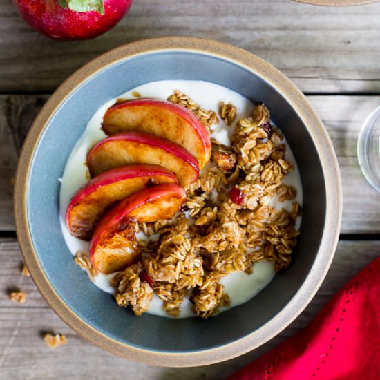 Apple Crisp Breakfast Bowls