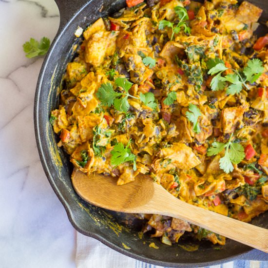 Cheezy Vegan Taco Skillet