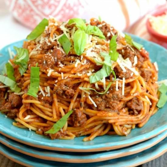 Crock Pot Spaghetti