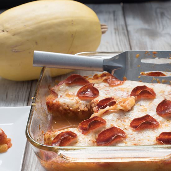 Spaghetti Squash Pizza Casserole