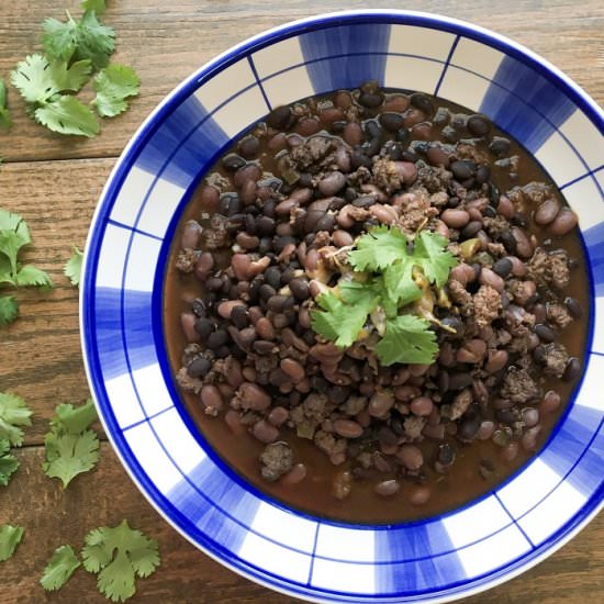 Healthy Slow Cooker Turkey Chili