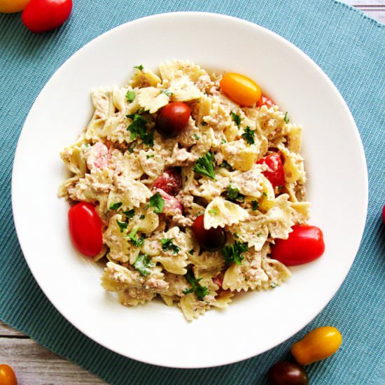 Tuna Salad with Yogurt Dressing