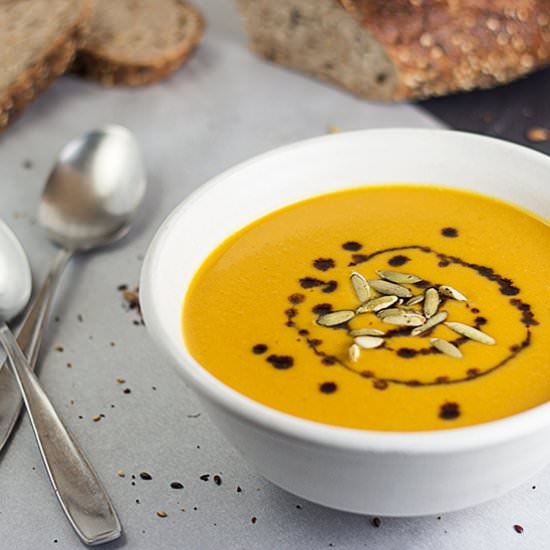 German Cream of Pumpkin Soup