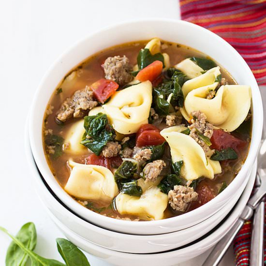 Italian Tortellini Soup