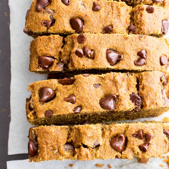 GF+V Pumpkin Chocolate Chip Bread