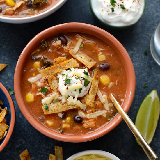 Crock-Pot Chicken Tortilla Soup