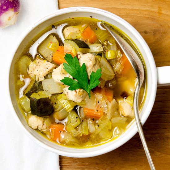 Homemade Chicken Vegetable Soup