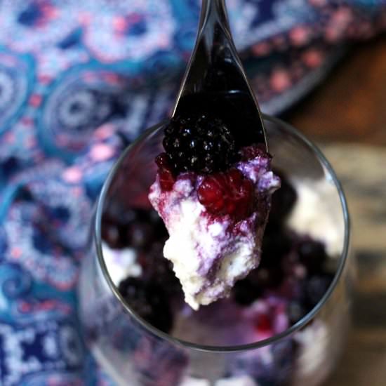 Almond Ricotta with Berries