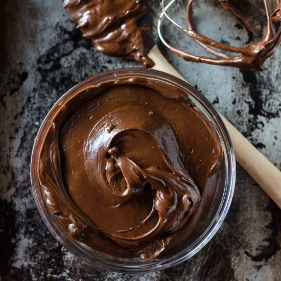 Dark Chocolate Fudge Frosting