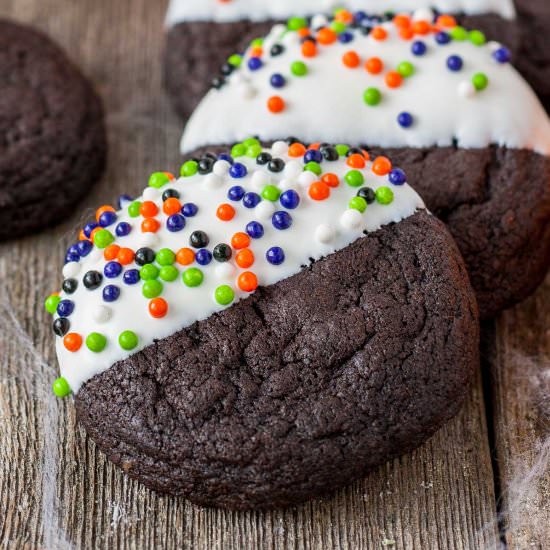 Halloween Sprinkle Cookies