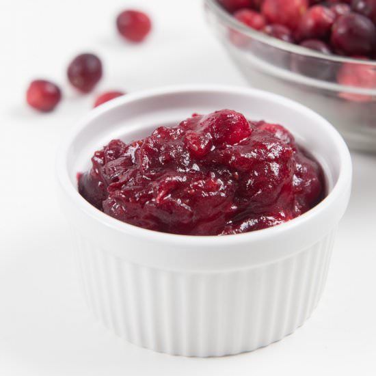 Pressure Cooker Cranberry Sauce
