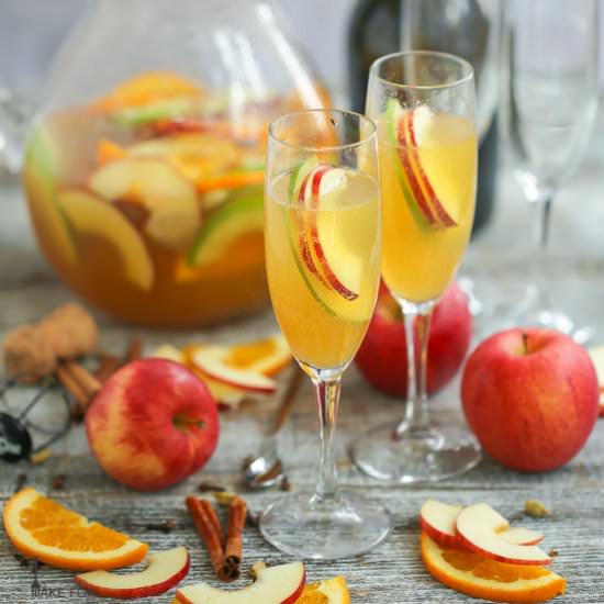 Sparkling Autumn Sangria