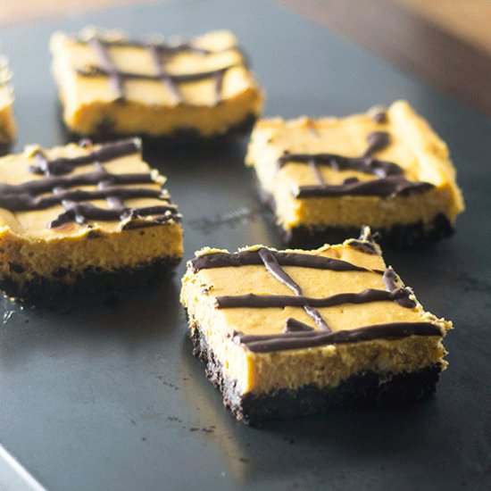 Oreo Pumpkin Layer Bars