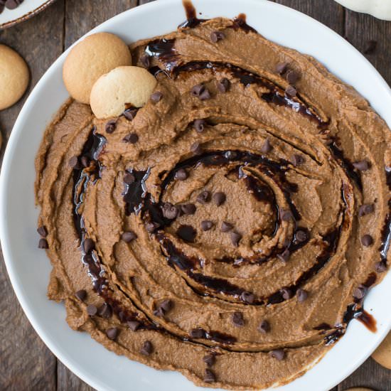 Pumpkin Chocolate Chip Hummus