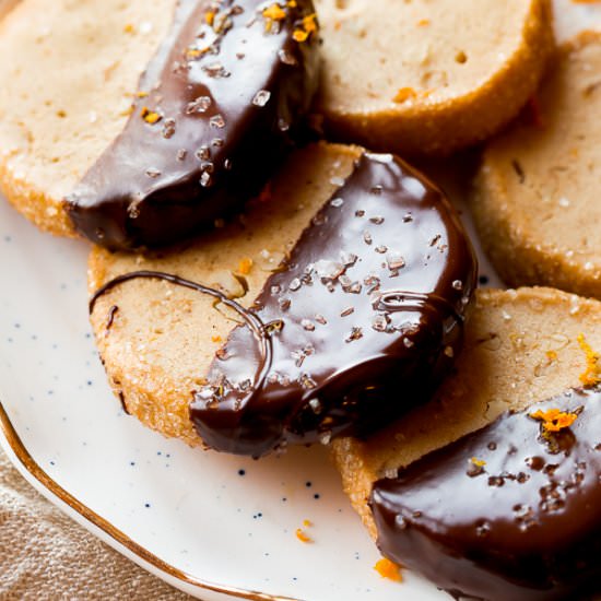 Chocolate Orange Slice Bake Cookies