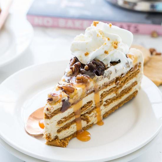 Gingersnap Turtle Icebox Cake