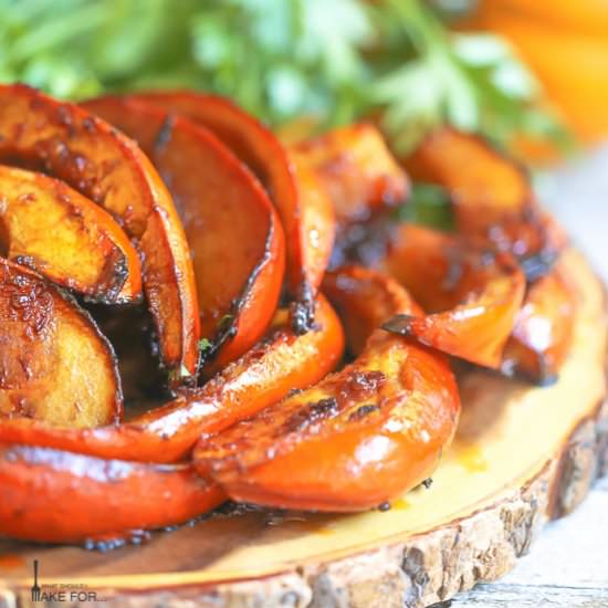 Sweet and Spicy Acorn Squash Wedges