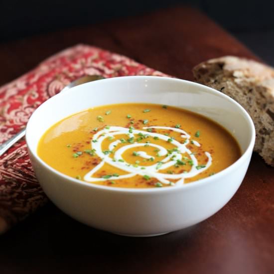 Spiced Butternut Squash Soup