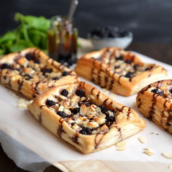 Blackberry & Goats Cheese Tart