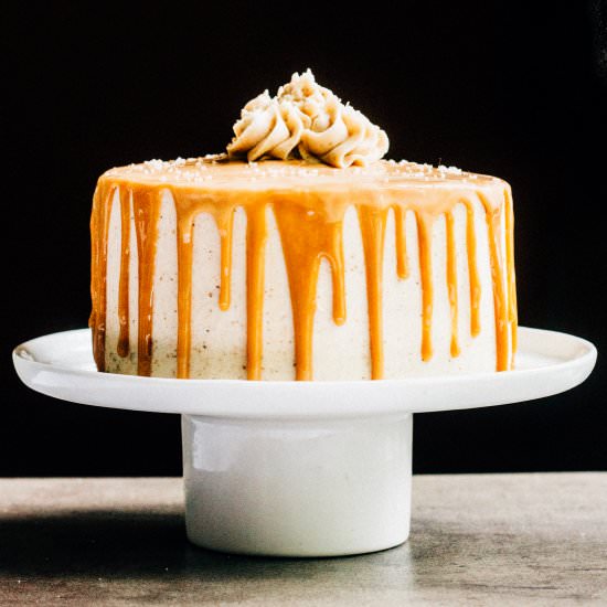 Salted Caramel Pumpkin Cake