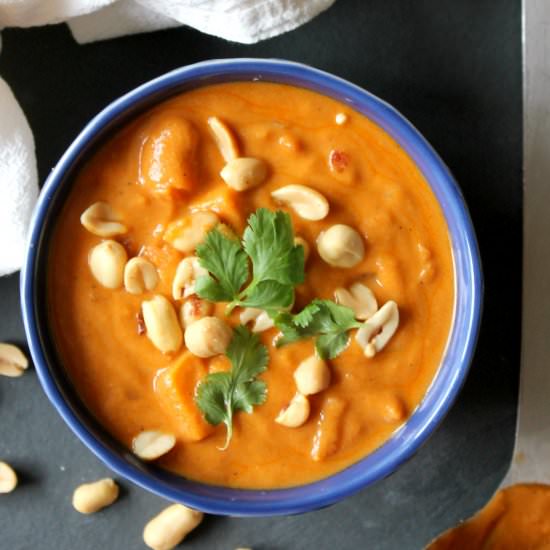 Peanut Sweet Potato Soup