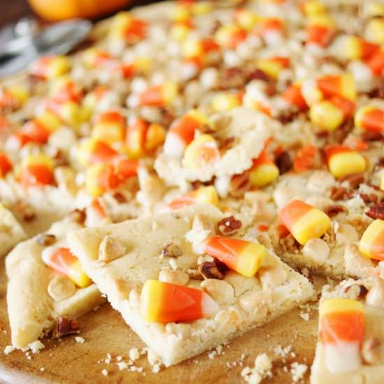 Candy Corn Slab Cookies