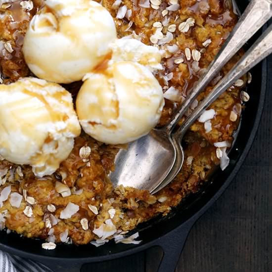 Coconut Caramel Pumpkin Cookie