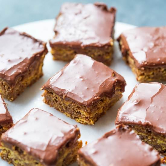 Honey’d Cornflake Chocolate Slice
