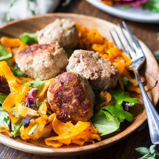 One- Pan Turkey Apple Meatballs