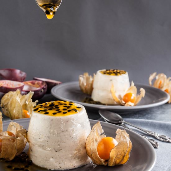 Passion Fruit Panna Cotta