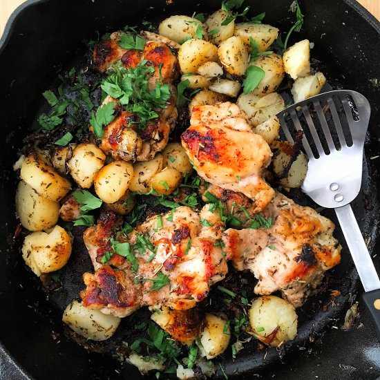 One-Pan Rosemary Garlic Chicken
