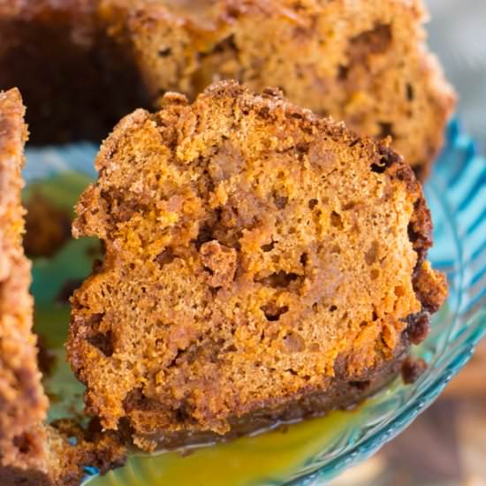 Caramel Spice Cake Coffee Cake