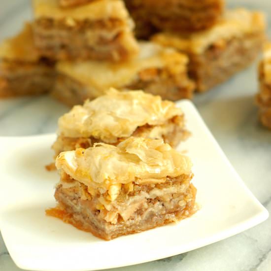 Apple Maple Baklava